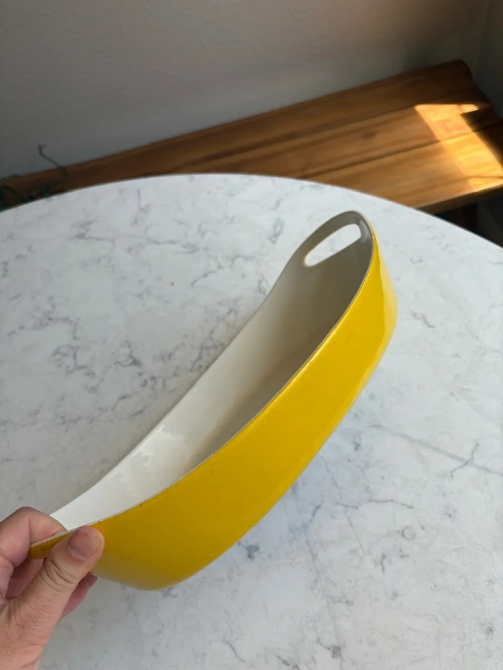 J. Crew oval serving